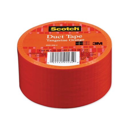 Scotch Duct Tape, 1.88" x 20 yds, Tangerine Orange 920-ORG-C